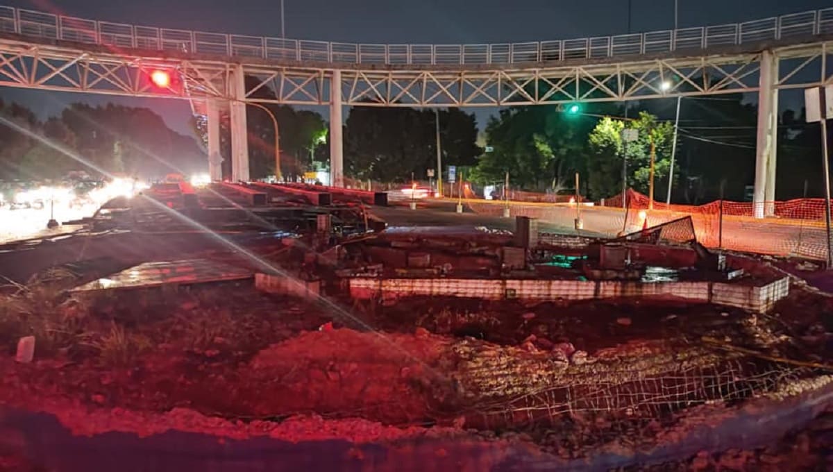 Retiran por completo el obelisco de la rotonda Hermanos Serdán 2 rotonda Hermanos Serdan 1 1