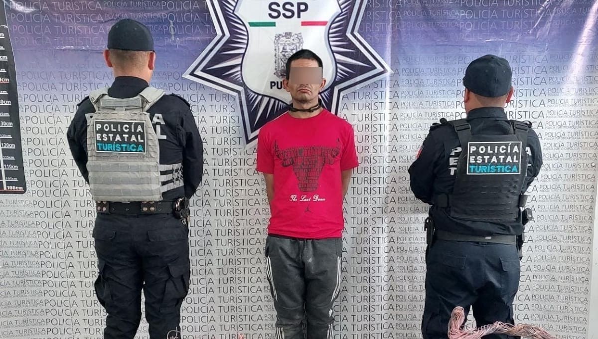 En flagrancia, Policía Estatal detiene a presunto ladrón de casa-habitación en el CH 1 ssp detiene ladron casa habitacion centro 1