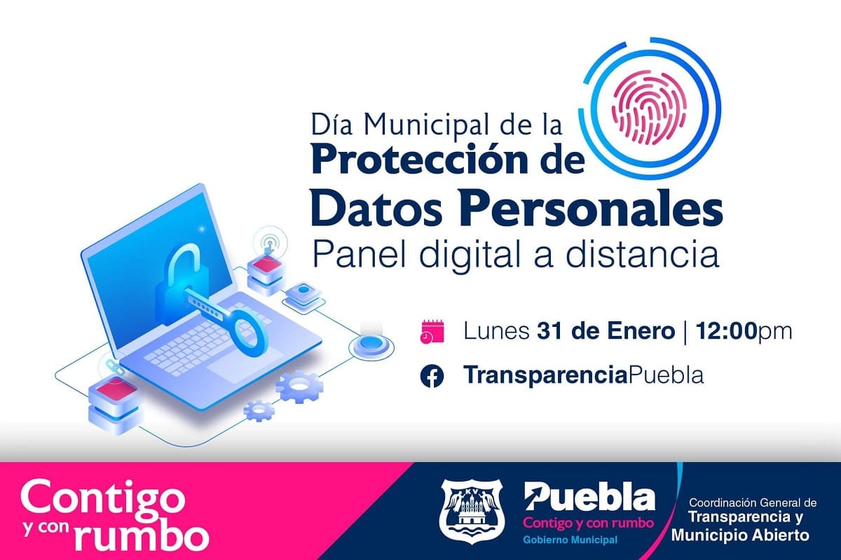 Transparencia municipal invita a participar en panel digital para aprender sobre datos personales 1 transparencia municipal datos personales 1