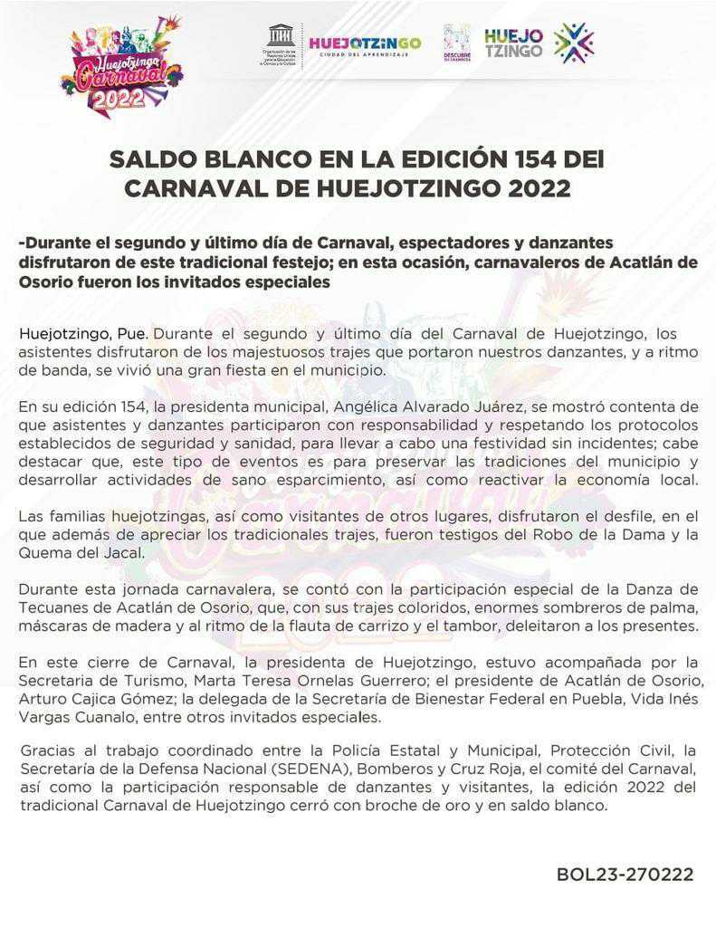 Carnaval de Huejotzingo