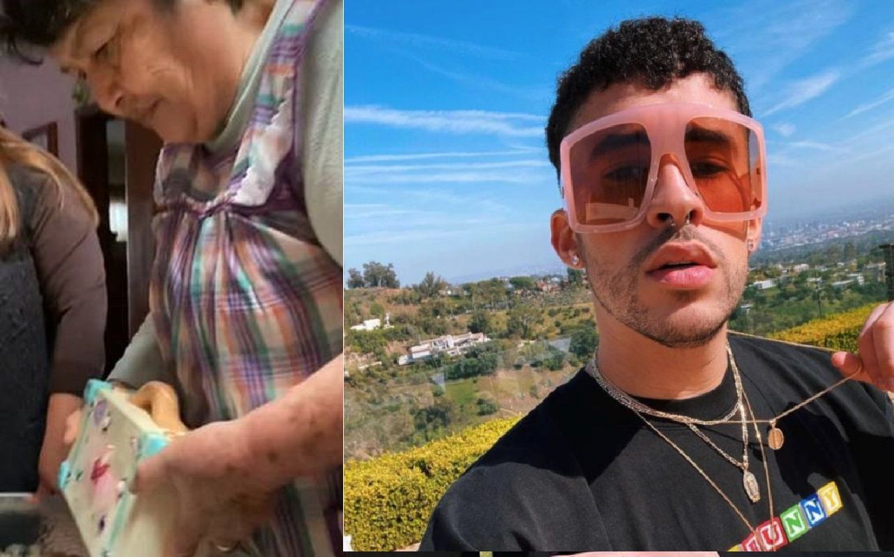 VIDEO: Abuelita regala sus ahorros a su nieta para boleto de Bad Bunny 2 Abuelita ahorros Bad Bunny