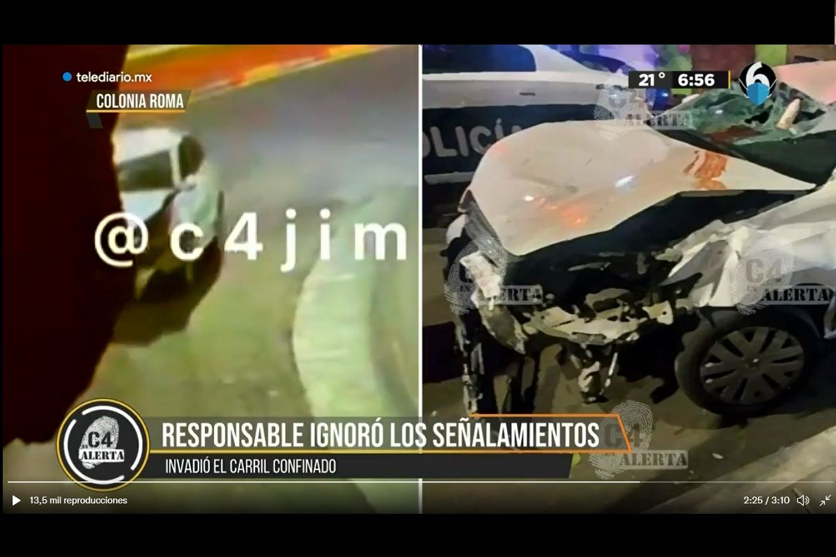 VIDEO FUERTE: Automovilista atropella a tamaleros y le amputa un pie a uno en la CDMX 2 Atropello 1
