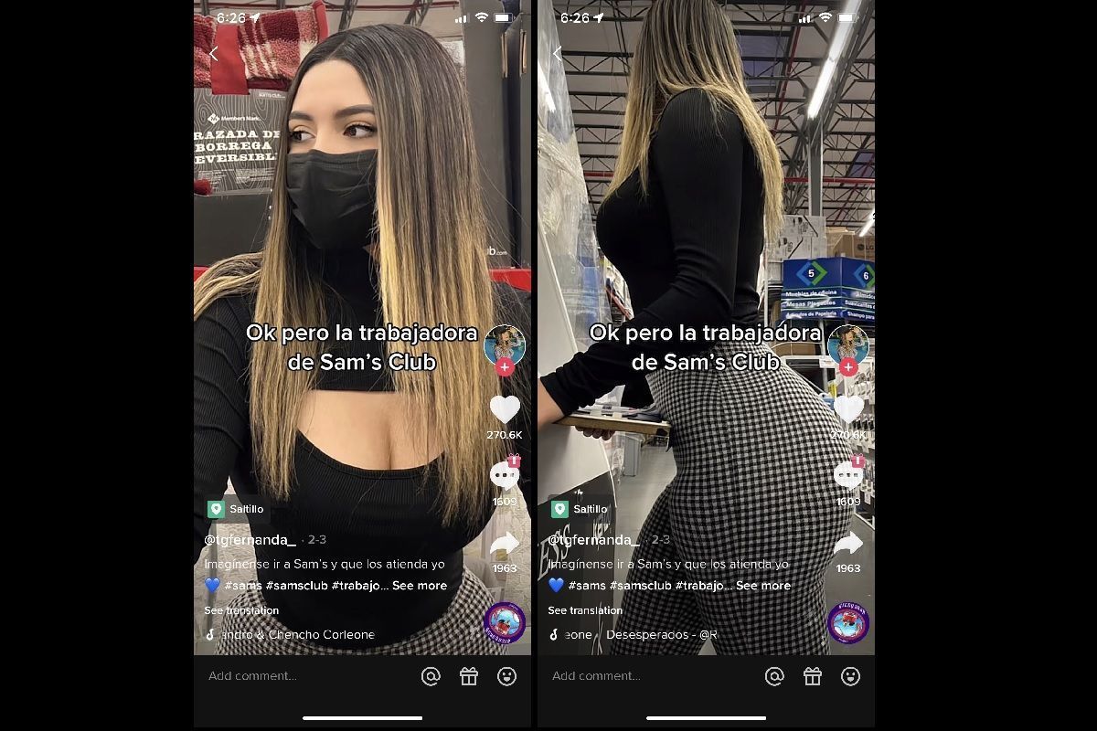 Este es el VIDEO por el que se viralizó Fernanda, una trabajadora del Sam's 2 Fernanda