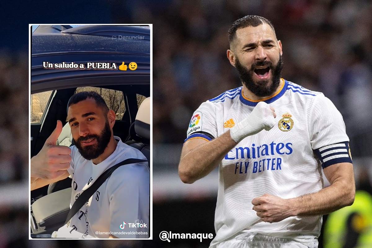 Qué elegancia la de Francia: Karim Benzema envía saludos a Puebla 2 Karim Benzema saludos puebla