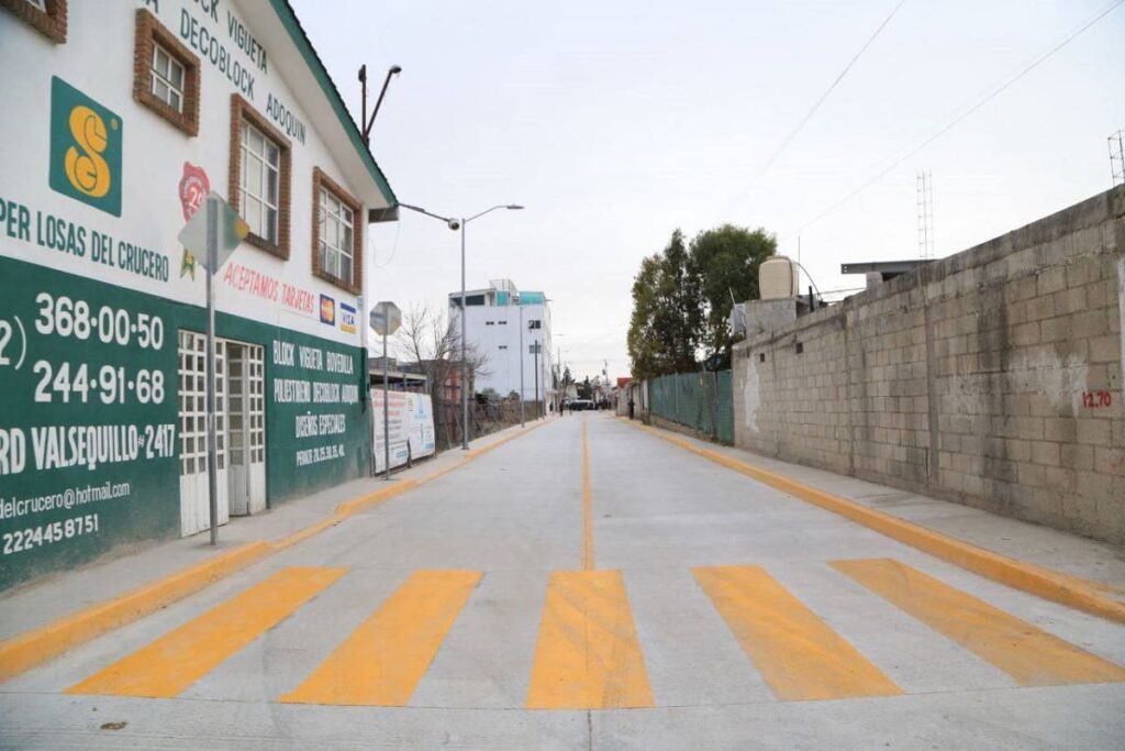 Totimehuacan calle rehabilitacion 1