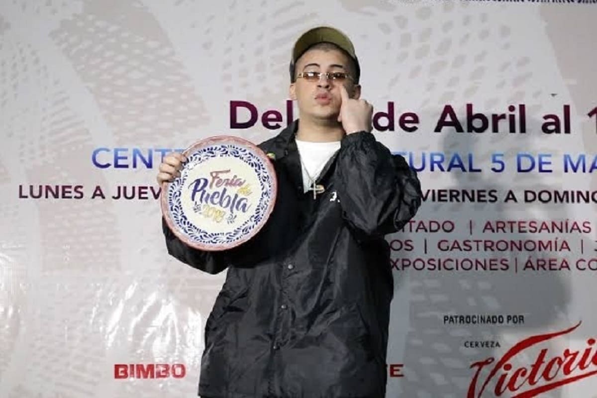 Recuerdan cuando Bad Bunny se presentó en la Feria de Puebla por ¡20 pesitos! 3 bad bunny puebla 1