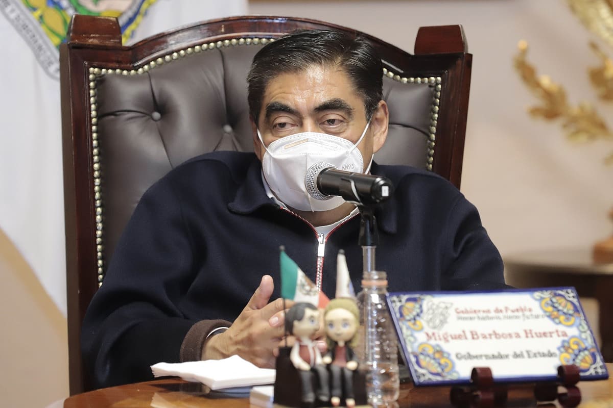 Tiene Puebla capacidad para atender la cresta de contagios de COVID-19: Barbosa 1 barbosa atencion covid 1