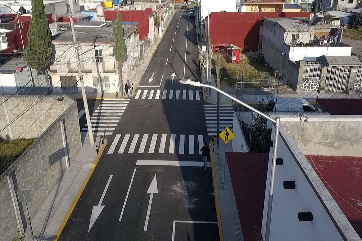 Gobierno municipal entrega calle Colorines en Santa Catarina Coatepec 1 callecolorines remodelacion 1