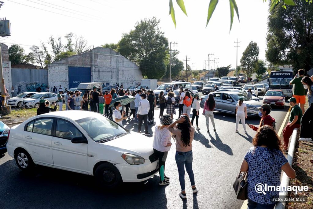 manifestacion UDLAP Libre recta Cholula 1