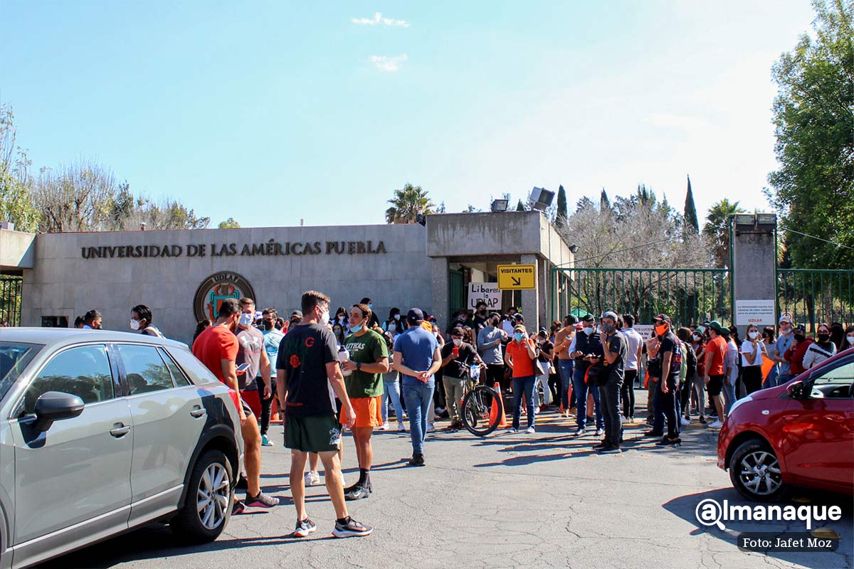 Poder Judicial de Puebla resuelve retomar las actividades presenciales en la Udlap 1 manifestacion UDLAP Libre recta Cholula 7