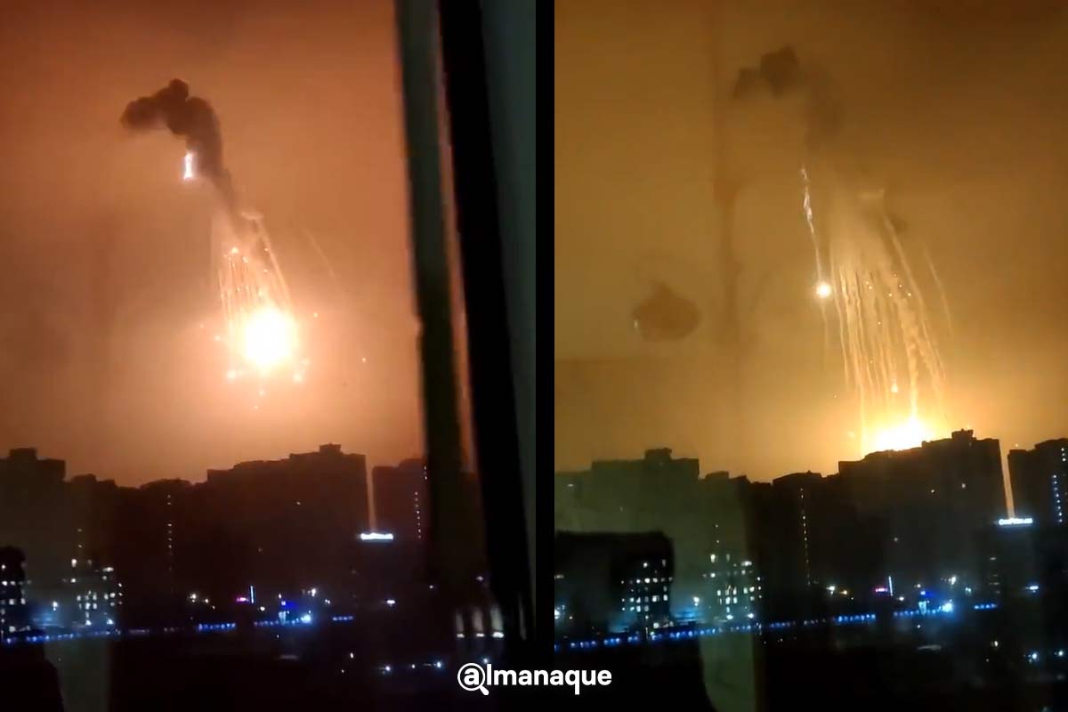 VIDEO: Con misiles derriban avión ruso en Kiev, capital de Ucrania 2 misiles ucrania