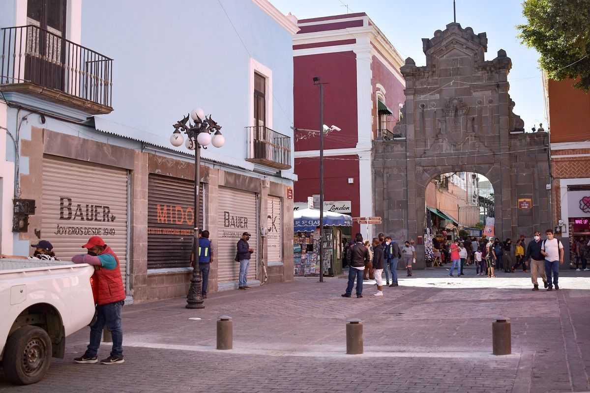 Ambulantes de la 5 de Mayo serán reubicados por peatonalización de la 6 Oriente 2 peatonalizacion