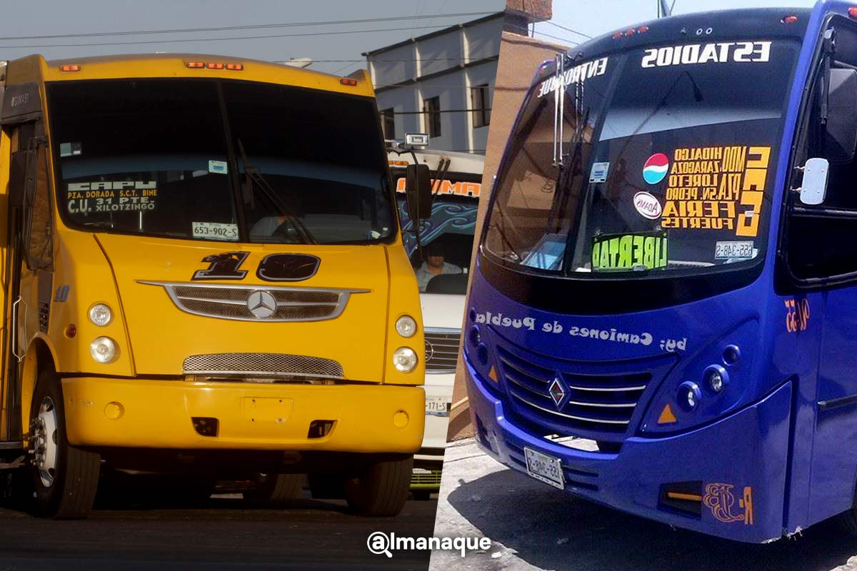 Ruta 10 y "Morados", el transporte público más peligroso en Puebla 2 rutas puebla ruta 10 morados