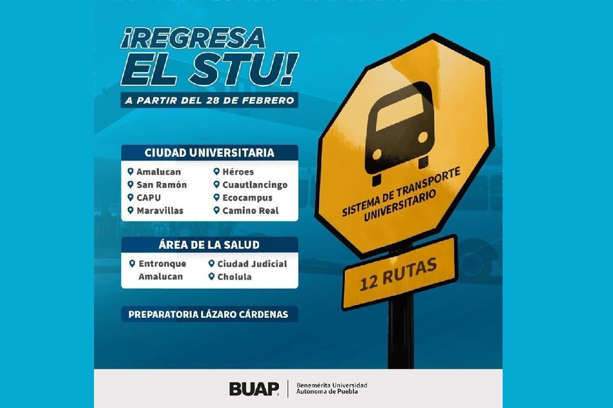 Así puedes registrarte para comprar boletos y viajar en el STU de la BUAP 3 stu