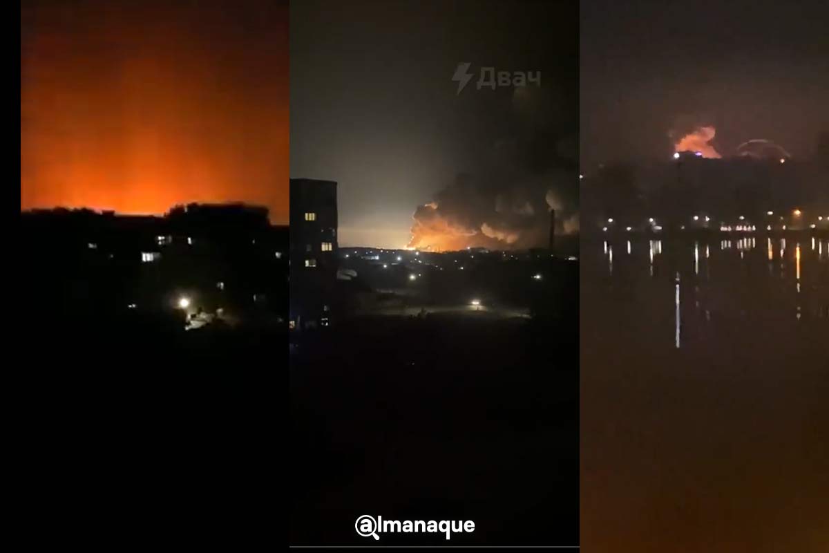 VIDEOS: Así fueron los primeros ataques de Rusia a Ucrania 2 videos guerra ucrania