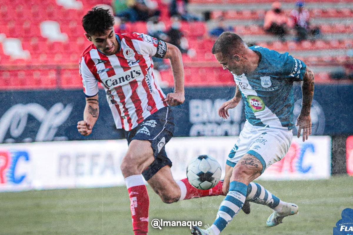 GOLES: Puebla pierde el invicto ante San Luis en el último minuto 2 Atletico San Luis Puebla franja