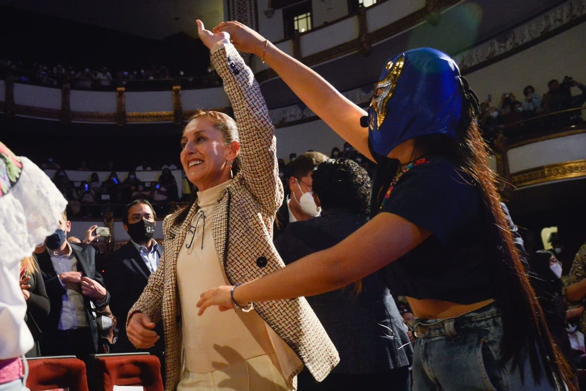 Oí nomás ese cumbión: Sacan a bailar a Claudia Sheinbaum y se vuelve viral 3 Claudia Sheinbaum 1