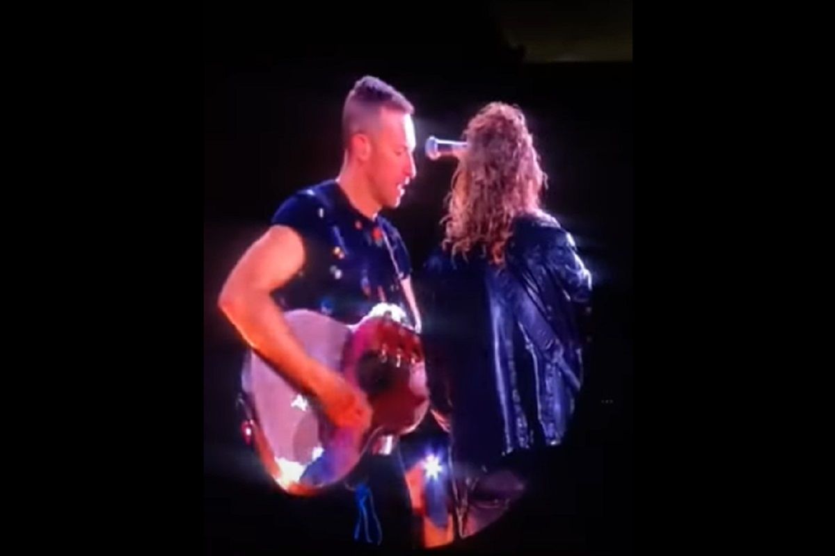 VIDEO: Coldplay toca “Rayando el Sol” con Fher de maná en Guadalajara 2 Coldplay mana
