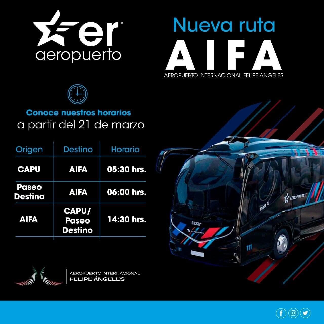 Corridas Estrella Roja al AIFA