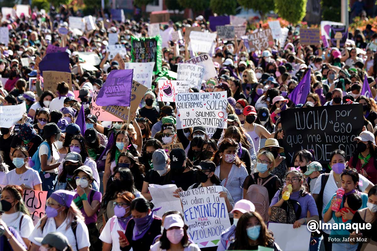 En el primer trimestre del año, reducen feminicidios, violaciones y acoso en Puebla: Sesnsp 3 Marcha 8m Puebla 2022 1