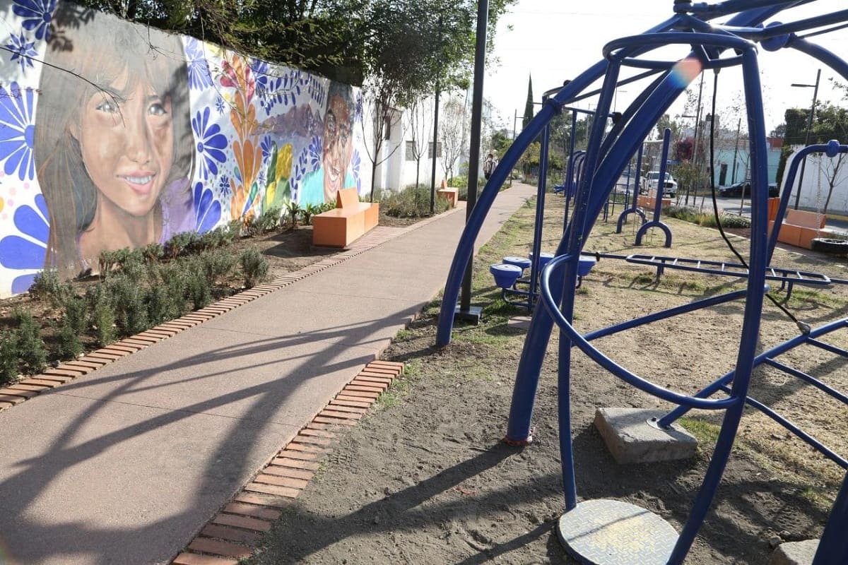 Entrega Sedatu y Ayuntamiento de Puebla parque en la colonia México 83 1 Parque Mexico 83 Puebla 1