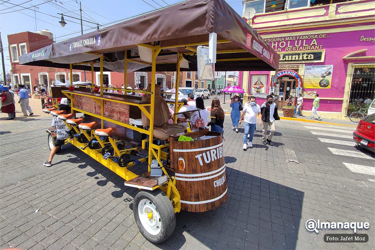 Recorre Cholula abordo de Turibike, un nuevo concepto de transporte turístico 8 Turibike Cholula turismo puebla 6