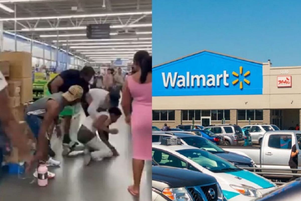 VIDEO: Hombre intenta violar a mujer en un Walmart de Miami; clientes lo capturan y golpean 4 Walmart Miami violacion 1