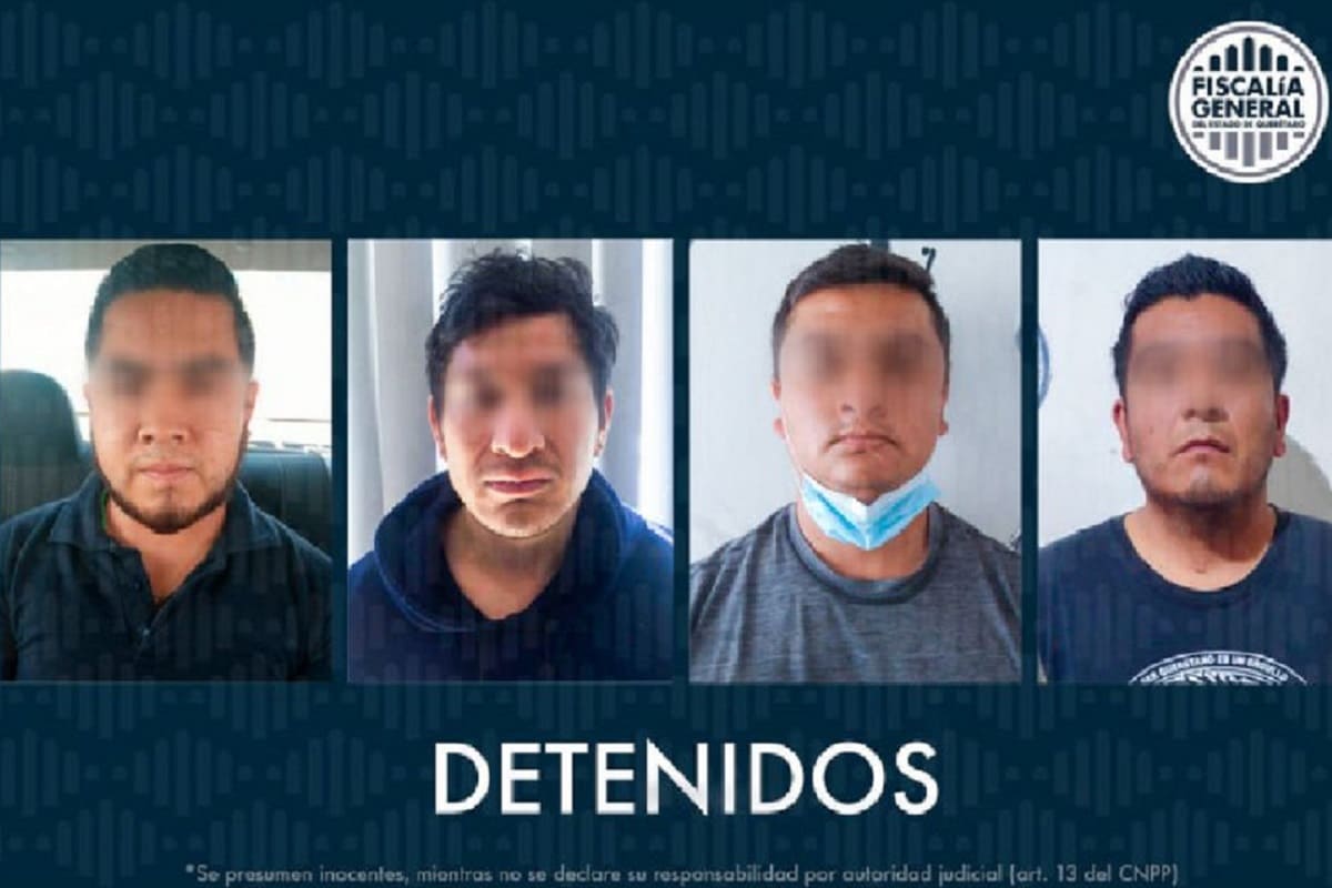 Detienen a otros cuatro barristas del Querétaro; a uno lo entregó su mamá 3 detenidos queretaro 1