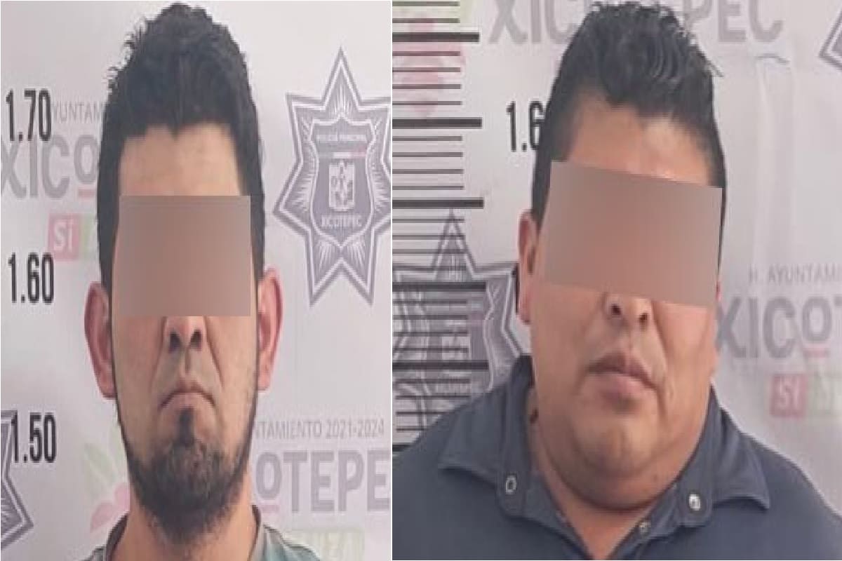 Policía Estatal detiene a Arnulfo y Albino con aparente droga en Xicotepec 1 detienen a Arnulfo y Albino en Xicotepec 1