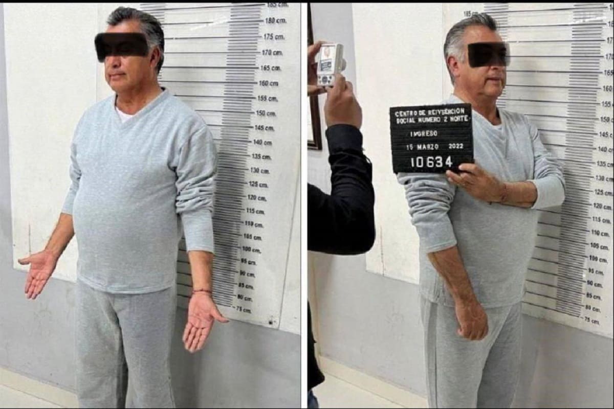 Estás son las primeras imágenes de “El Bronco” fichado en el penal de Apodaca 7 el bronco penal 1