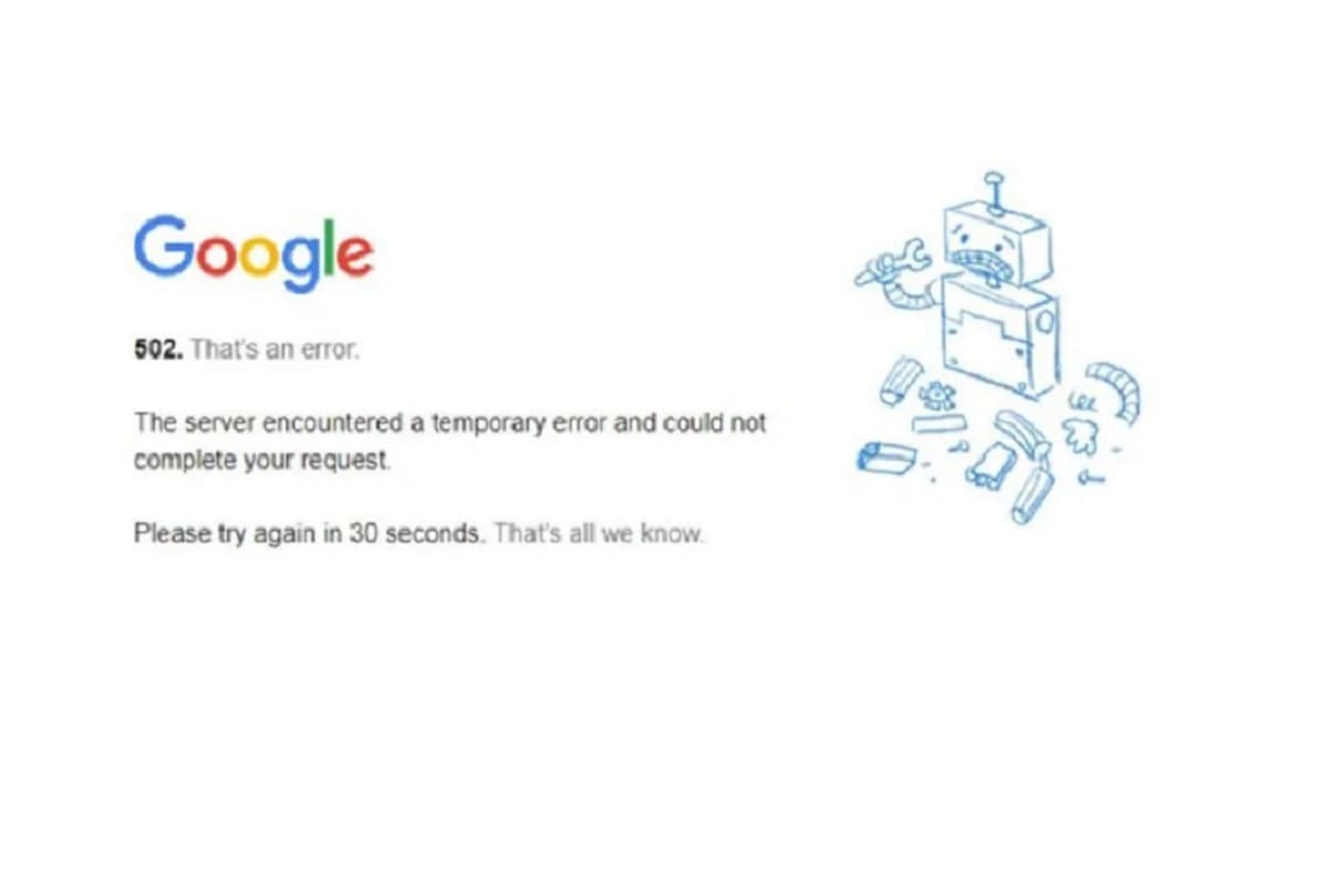 ¡No es tu internet! Se cae Google, Gmail, YouTube y otros servicios 5 google 1