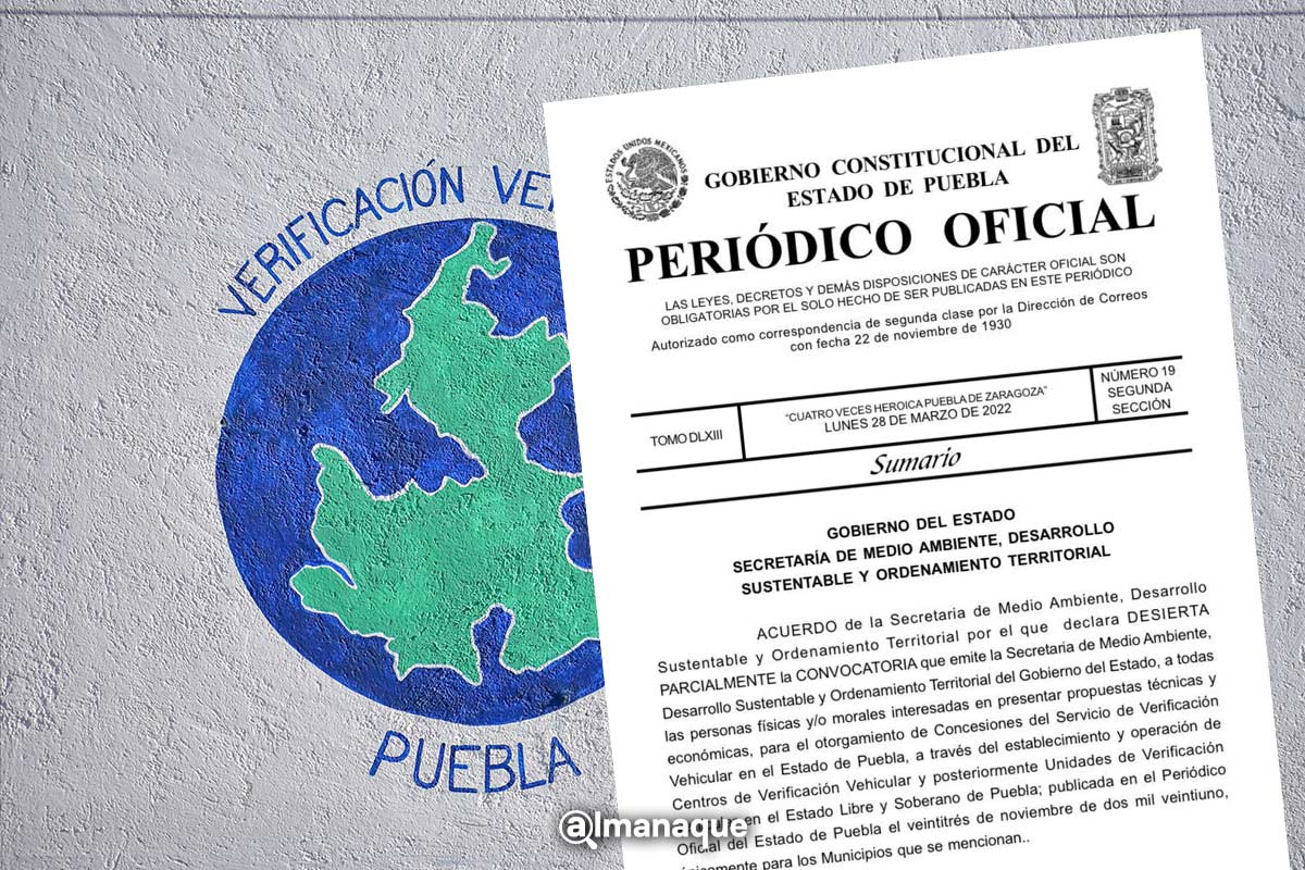 Gobierno de Puebla declara desierta licitación de 18 nuevos verificentros de Puebla 2 verificentros puebla licitacion