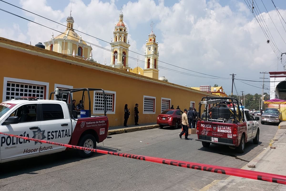 Explosivo casero en Chiautzingo 