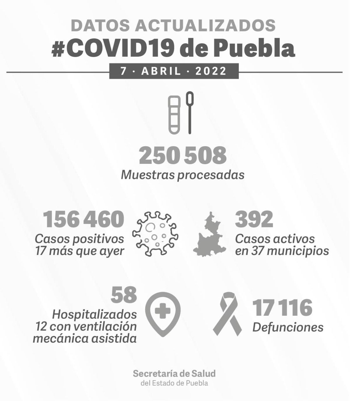 casos de covid en Puebla 

