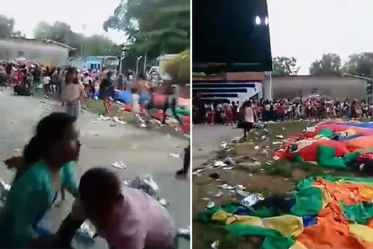 Grupo armado provoca balacera en fiesta del Día del Niño en Colombia 4 dia del nino balacera Colombia 1