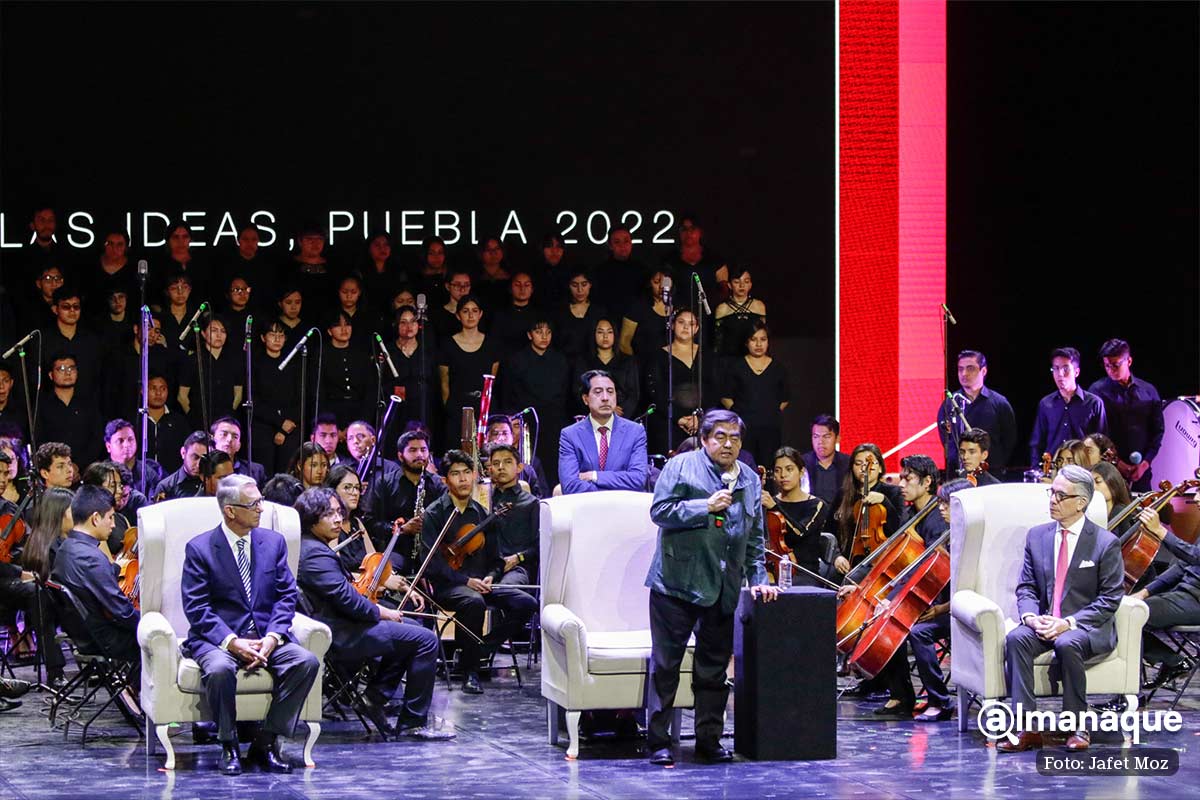 Miguel Barbosa y Ricardo Salinas Pliego inauguran primera edición del Festival de las Ideas en Puebla 7 inauguracion Festival de las Ideas 2022 Puebla 1