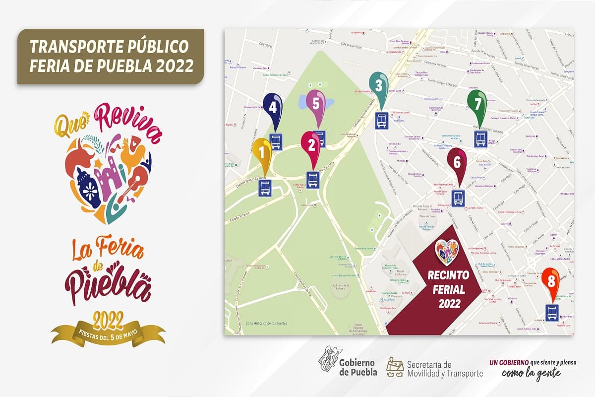 Habrá transporte nocturno para asistentes a la Feria de Puebla 2022; estas son las rutas 1 transporte publico nocturno feria de puebla 2022 1