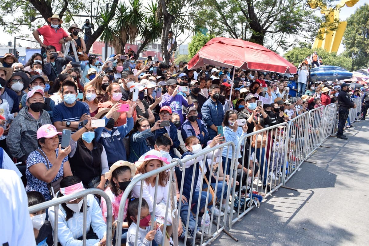 Así vivieron los poblanos el regreso del desfile del 5 de Mayo 14 1651772751709