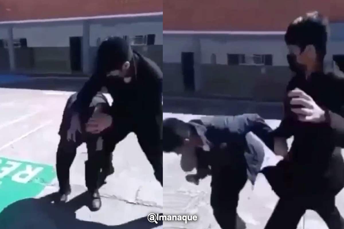 VIDEO: Alumno del Benavente de Puebla golpea salvajemente a compañero 2 Alumno del Benavente de Puebla golpea salvajemente a companero