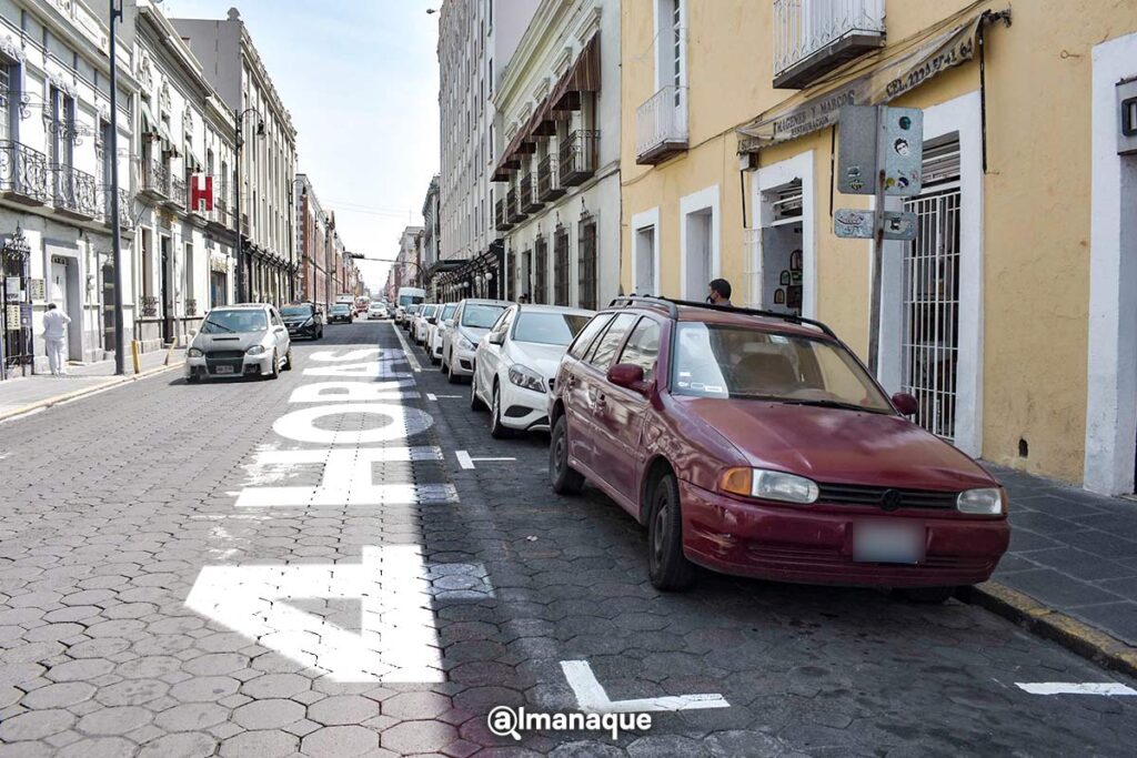 Automovilistas solo podran utilizar una vez al dia los parquimetros en Puebla