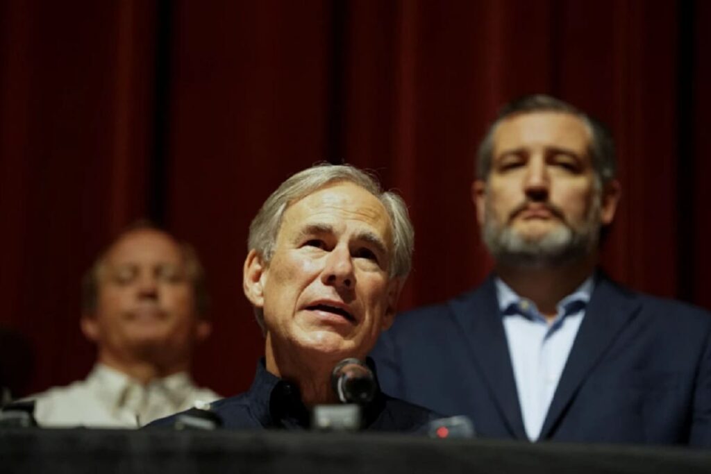 Gobernador de Texas tiroteo 1