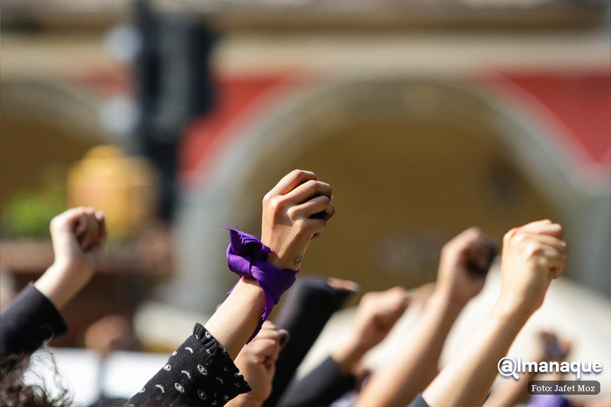 Luto nacional se manifiestan en Puebla por la vida de las mujeres 3