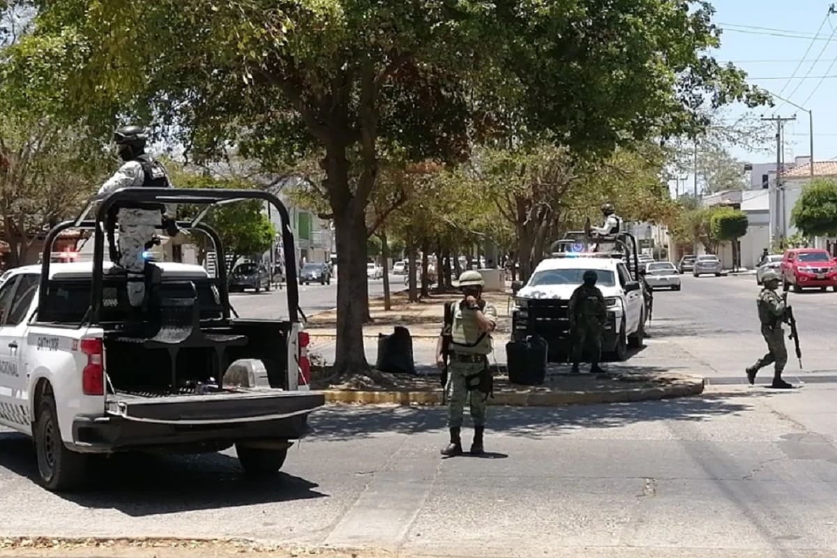 Fuerte balacera en Sinaloa: Ejército y Guardia Nacional se enfrentan a civiles armados 4 balacera en sinaloa 1