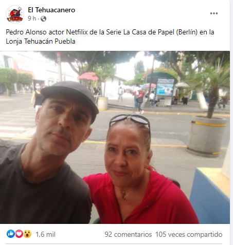 Berlín de la Casa de Papel visita Tehuacán 4 La casa de papel