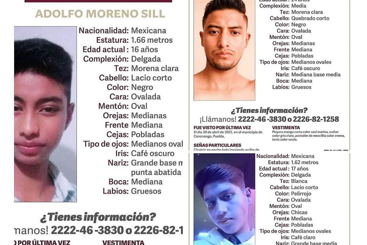 Hallan tres cuerpos en San Buenaventura; podrían ser los jóvenes desaparecidos en Misiones de San Francisco 5 desaparecidos misiones de san francisco 2