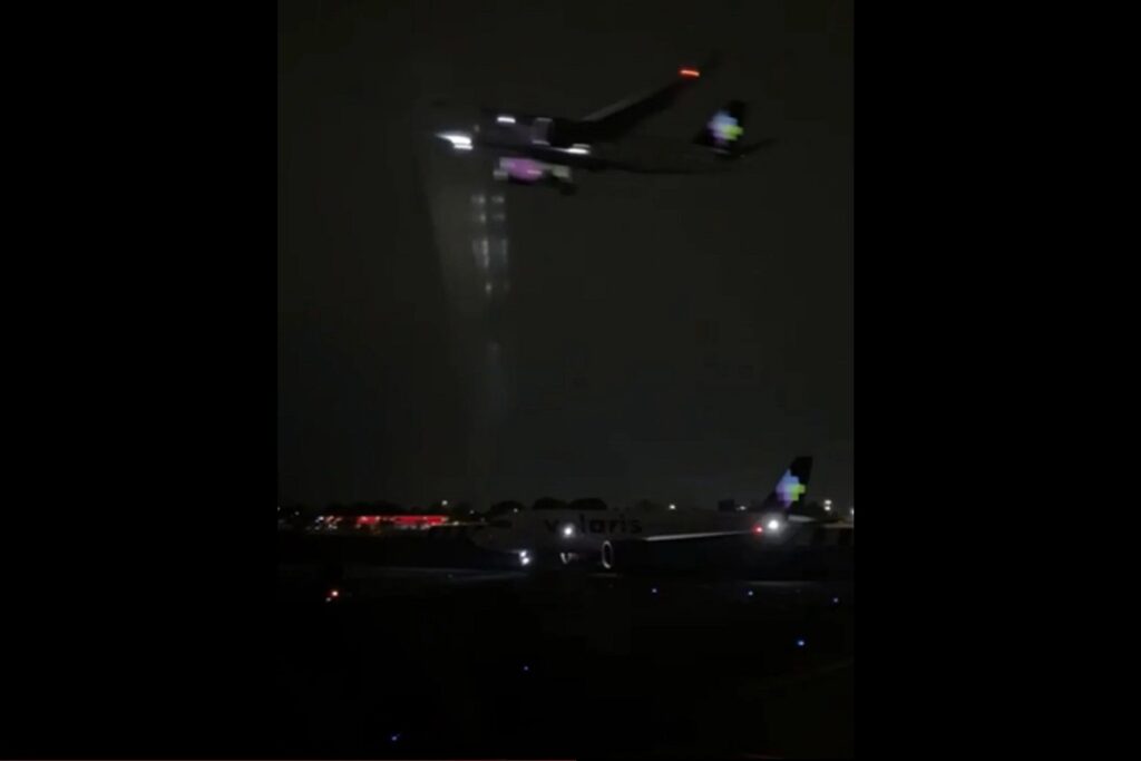 dos aviones casi chocan aicm video 1