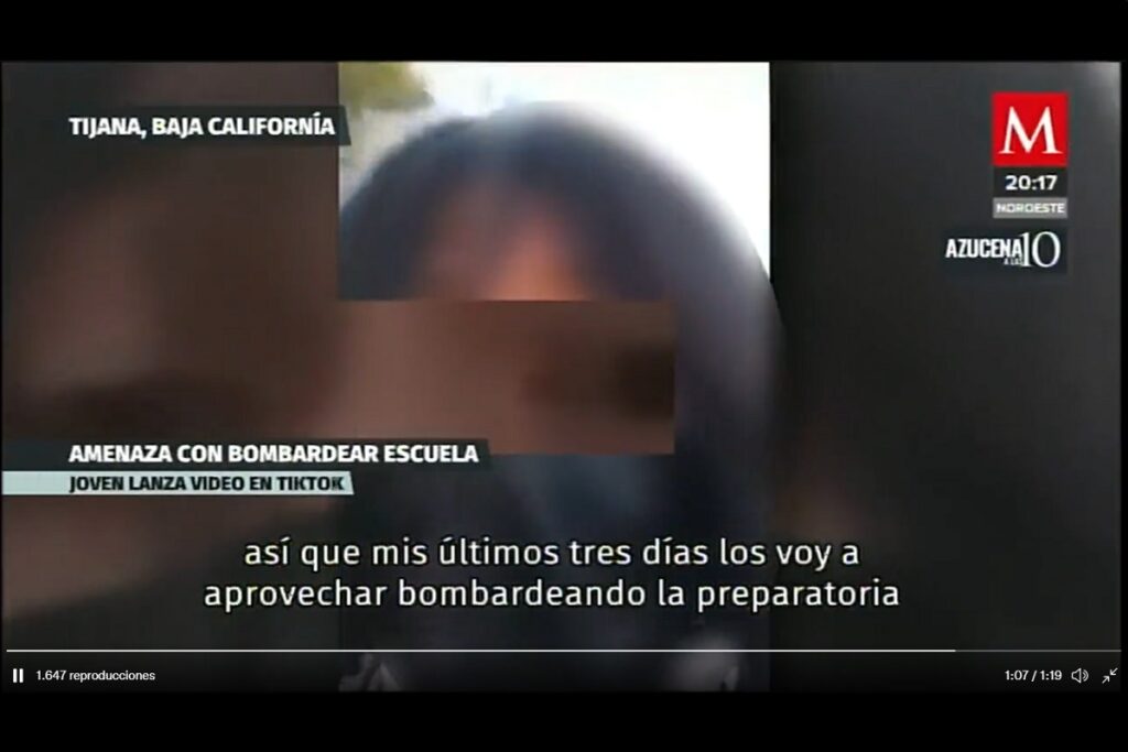 estudiante bombas tijuana
