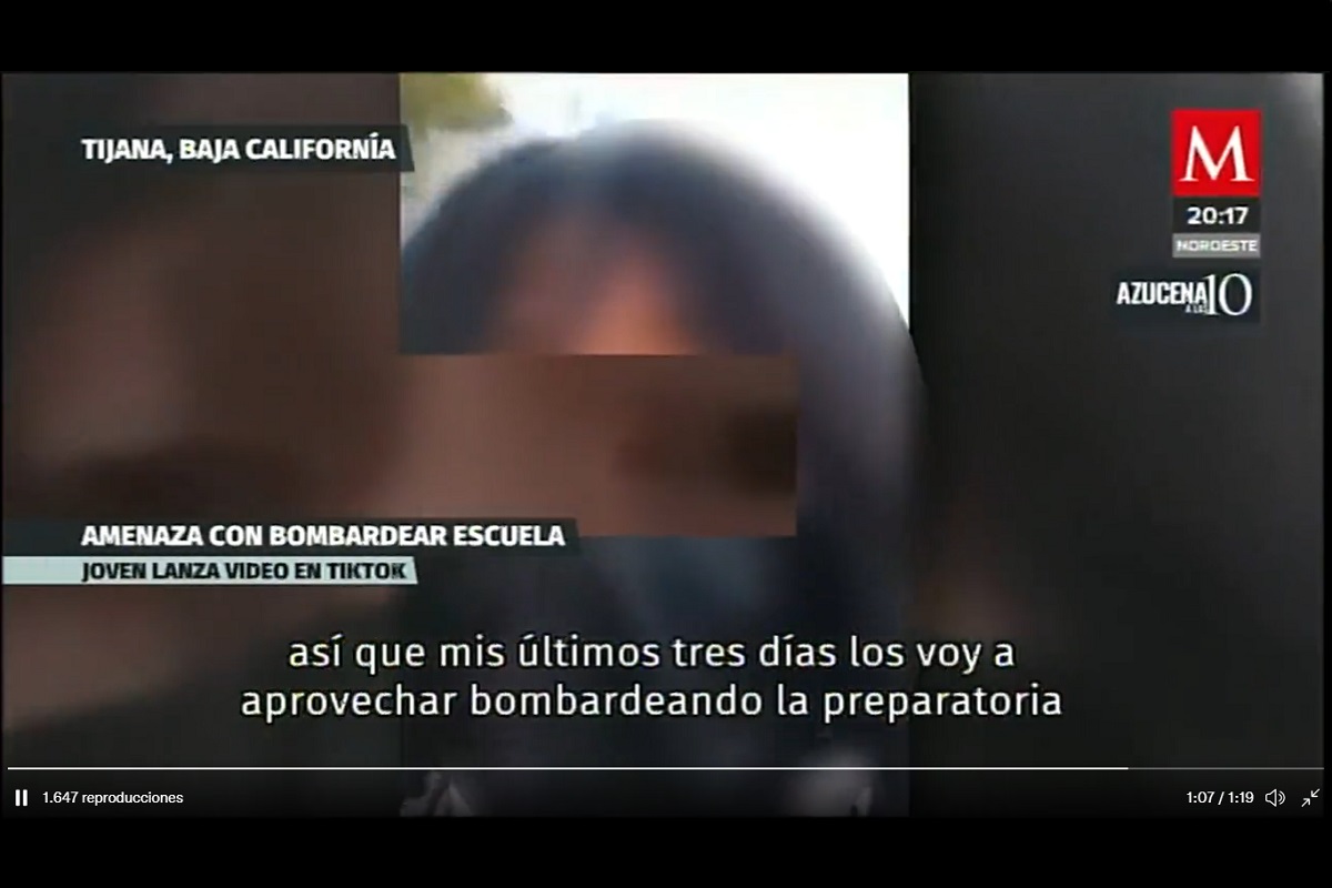 Uno más: Joven amenaza con bombardear preparatoria de Tijuana (VIDEO) 2 estudiante bombas tijuana
