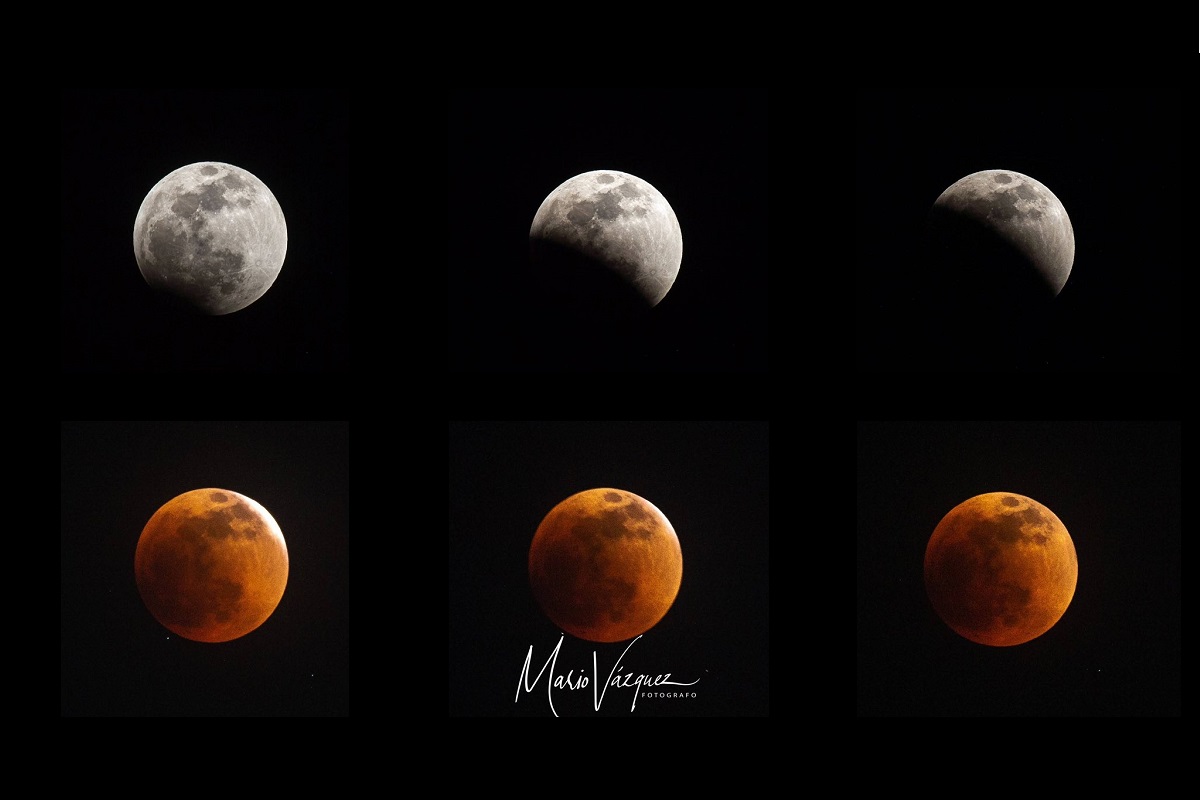 FOTOS y VIDEO: Así se vio el eclipse total de Luna en México y el mundo 2 lunas