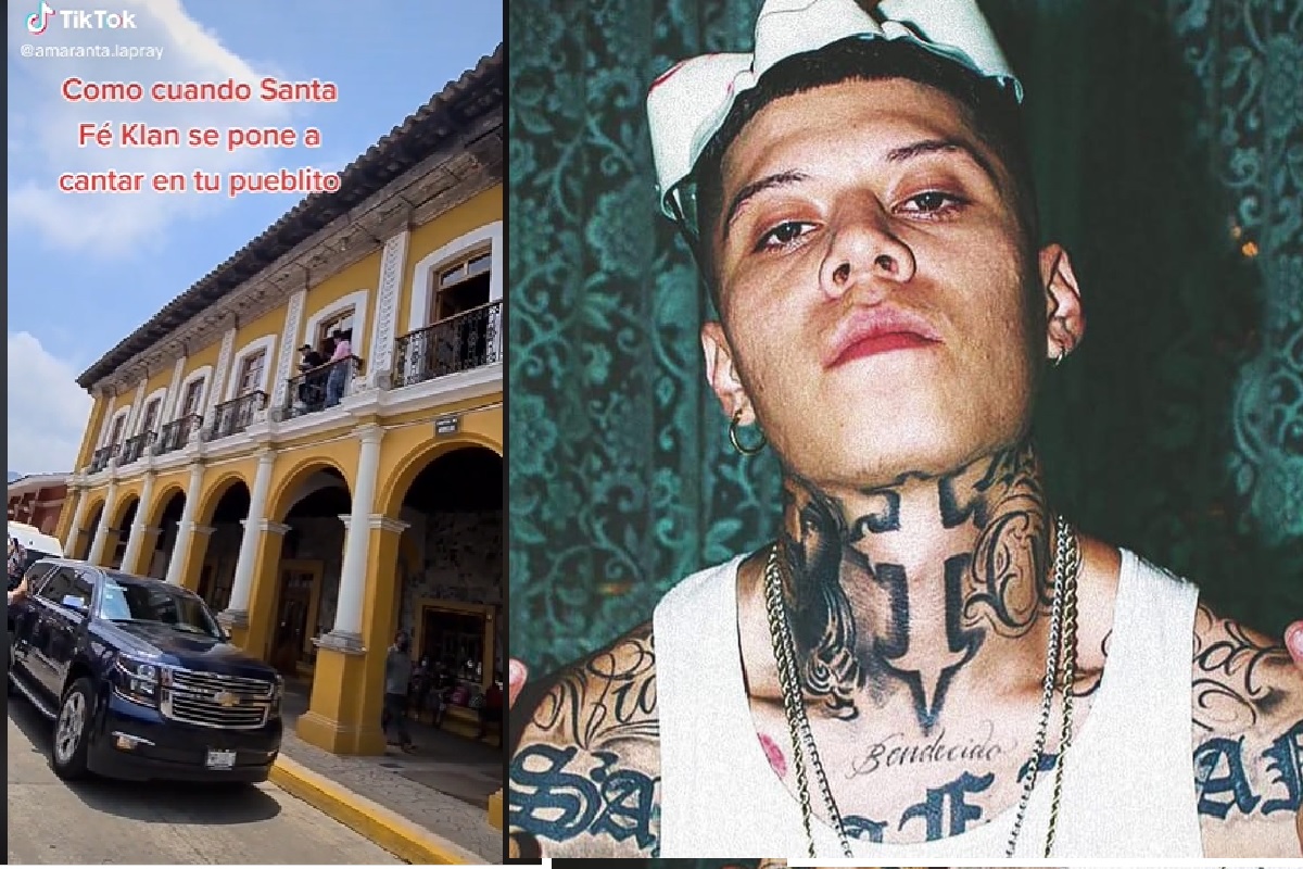 VIDEO: Santa Fe Klan canta con fans en hotel de Zacapoaxtla 2 santa fe klan